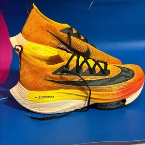 Nike Air Zoom Alphafly NEXT% Ekiden Zoom Pack Orange Yellow Men's Size 10